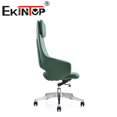 Kursi Kantor Mewah yang Bisa Disesuaikan Dengan Manajer Kursi Kulit Vegan Ergonomis