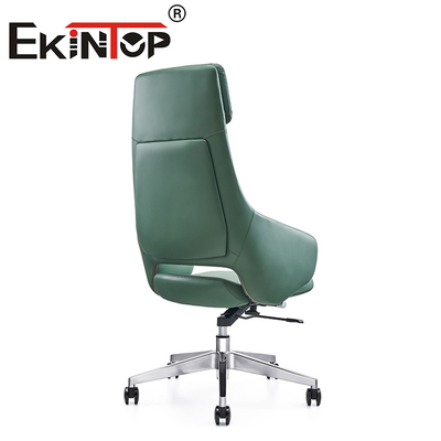 Kursi Kantor Mewah yang Bisa Disesuaikan Dengan Manajer Kursi Kulit Vegan Ergonomis