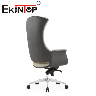 Pu Kulit Mewah Putih furnitur komputer Kulit sapi kursi kantor