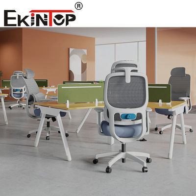 Kursi Kantor Ergonomis Kualitas Bahan Logam Logam Lift Swivel Fitur Kursi Tugas Mesh