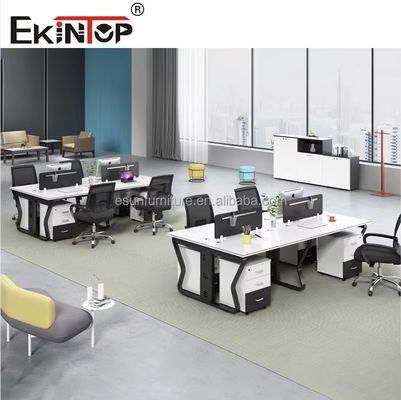 Meja Kerja Ruang Kantor Meja Modular Furnitur Kantor Staf Modular Terbuka