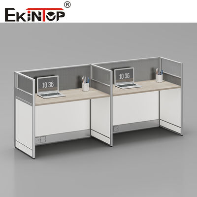 Ekintop Furnitur Kantor Modern Kustom Modular Staf Kubikel Partisi Workstation Meja