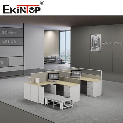 Desk Workstation Ekintop Modular Staff Cubicle Partisi Kantor Desk
