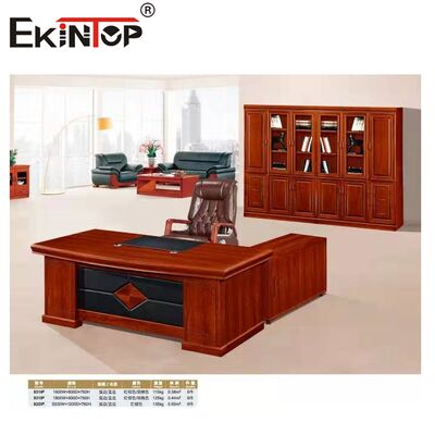 Meja Kantor MDF Klasik Ekintop Meja Eksekutif Meja Kantor Furnitur Meja
