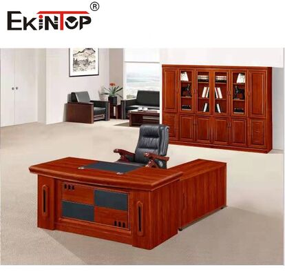 Meja Kantor MDF Klasik Ekintop Meja Eksekutif Meja Kantor Furnitur Meja