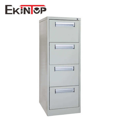 Cold Rolled Steel 4 Laci Kabinet Kantor, Lemari Arsip Logam Tidak Berbau OEM