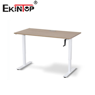 Meja Berdiri Tinggi Disesuaikan Tinggi Ergonomis Untuk Kantor Komersial