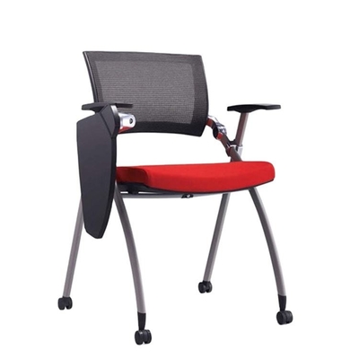 Kursi Pelatihan Ergonomis Stackable Dengan Tablet Tulis Untuk Ruang Kantor