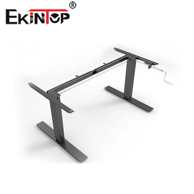 Bahan Logam Meja Tinggi Ergonomis Listrik Modern Yang Dapat Disesuaikan Untuk Pekerjaan Kantor