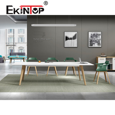 Ekintop Perabot Kantor Elegan Meja Ruang Konferensi Multifungsi