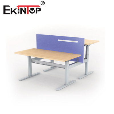 Meja Listrik Ergonomis Powder Coating, Meja Komputer Tinggi Disesuaikan Modren