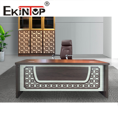 Meja Meja Perabot Kantor CEO Bentuk L, Kapasitas Beban 1000N