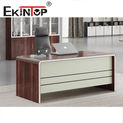 Meja Bos Mewah Meja Loteng Industri Gaya Meja Kantor Eksekutif 1600W * 800D * 760mm