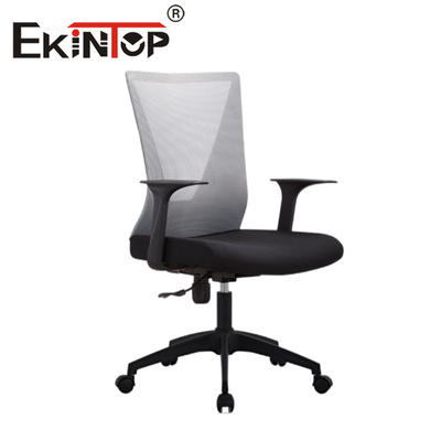 Gaya Populer Sederhana Mid-Back Mesh Chair Murah Full Mesh Swivel Chair Mesh Back Office Chair