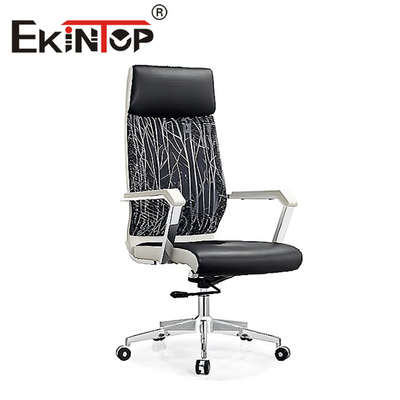 Kursi Kantor Ergonomis Kulit Coklat Eksekutif Untuk Sekolah Hotel ODM