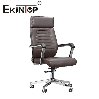 Kursi Meja Kulit Kantor Ergonomis Tanpa Kursi Kulit Modern Lipat