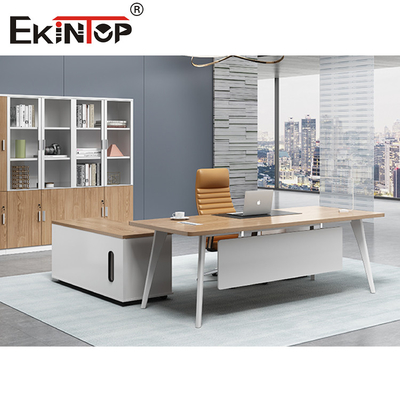 Bos CEO Gaya Modern Meja Perabot Kantor Set Meja Kantor Eksekutif