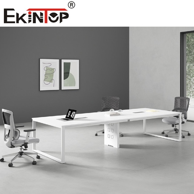 4 6 8 Orang Meja Ruang Rapat Meja Kantor Furniture Warna Putih