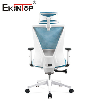 Kursi Kantor Putar Fungsional Furnitur Kursi Komputer Putih