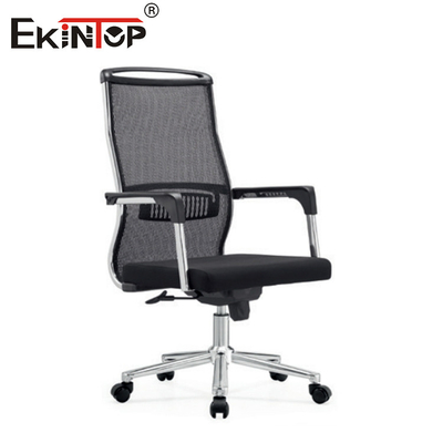 Kursi Kantor Belakang Mesh Bernapas Untuk Ruang Konferensi Ukuran Standar