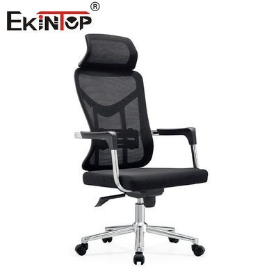 Kursi Kantor Jala Belakang Tinggi Sandaran Tangan Plastik Kursi Kantor Ergonomis Putar Komputer Murah