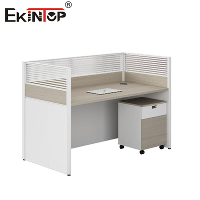 Desain Interior Berkualitas Tinggi Menulis Meja Komputer Bilik Kantor Workstation