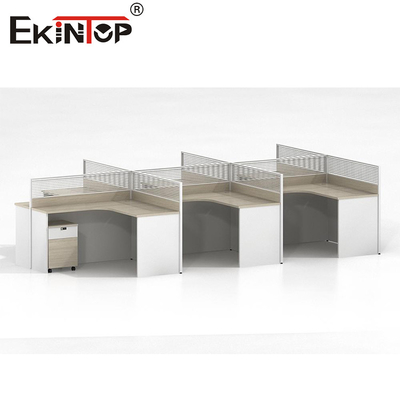 Modern Style Karyawan Kantor Workstation Komputer Meja dengan Storage Cabinet