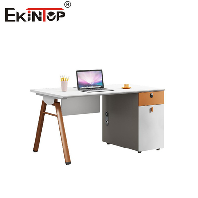Meja Kantor Desain Gaya Modern dengan Workstation Kabinet Penyimpanan Dapat Disesuaikan