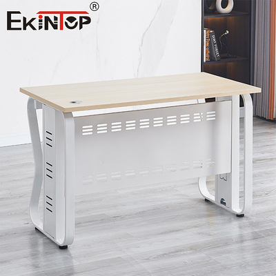 Meja Komputer Kayu Padat Gaya Modern Walnut Meja Kantor untuk Kantor Rumah