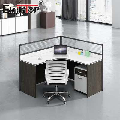 Gaya Minimalis Single Workstation Desain Meja Kantor Meja kecil