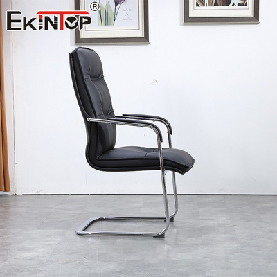 Kursi Kantor Kulit Hitam Kulit Eksekutif Ergonomis Modern Kursi Kantor Berkualitas