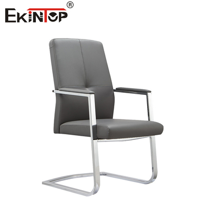 Kursi Kulit PU Kursi Eksekutif Kantor Desain Baru Dengan Kursi Kantor Berkualitas Kaki Logam