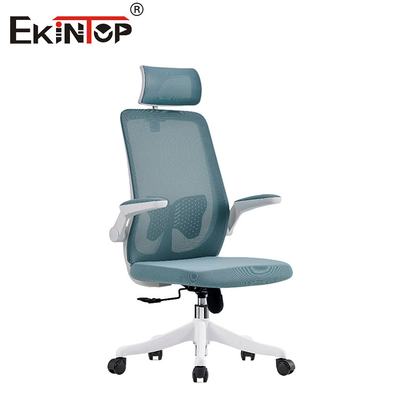 Kursi Putar Eksekutif Berputar Jaring Modern dengan Kursi Kantor Kain Fitur Angkat