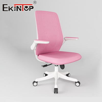 Portable Master Fancy Pink Ergonomic Kantor Kursi Kain Kantor Kursi