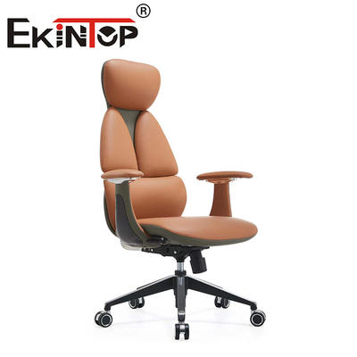 Kepala Perabot Kantor Ketua Manajer PU Kursi Kantor Berputar Kursi Ergonomis Kursi Klub Kulit