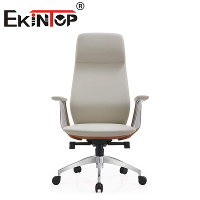 Custom Modern Kulit Eksekutif Ergonomis Kantor Kursi Kulit Klub Kursi