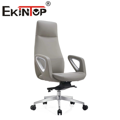 Pabrik Grosir Manajer Swivel Kulit PU Executive Chair Kulit Klub Kursi