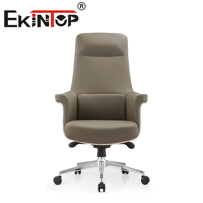 Kursi Komersial Eksekutif Ergonomis Multifungsi Kursi Kulit Vegan