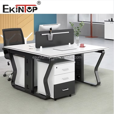 Desain Modern Ruang Kerja Bersama Modular Kantor Workstation Kubikel Meja Pusat Panggilan